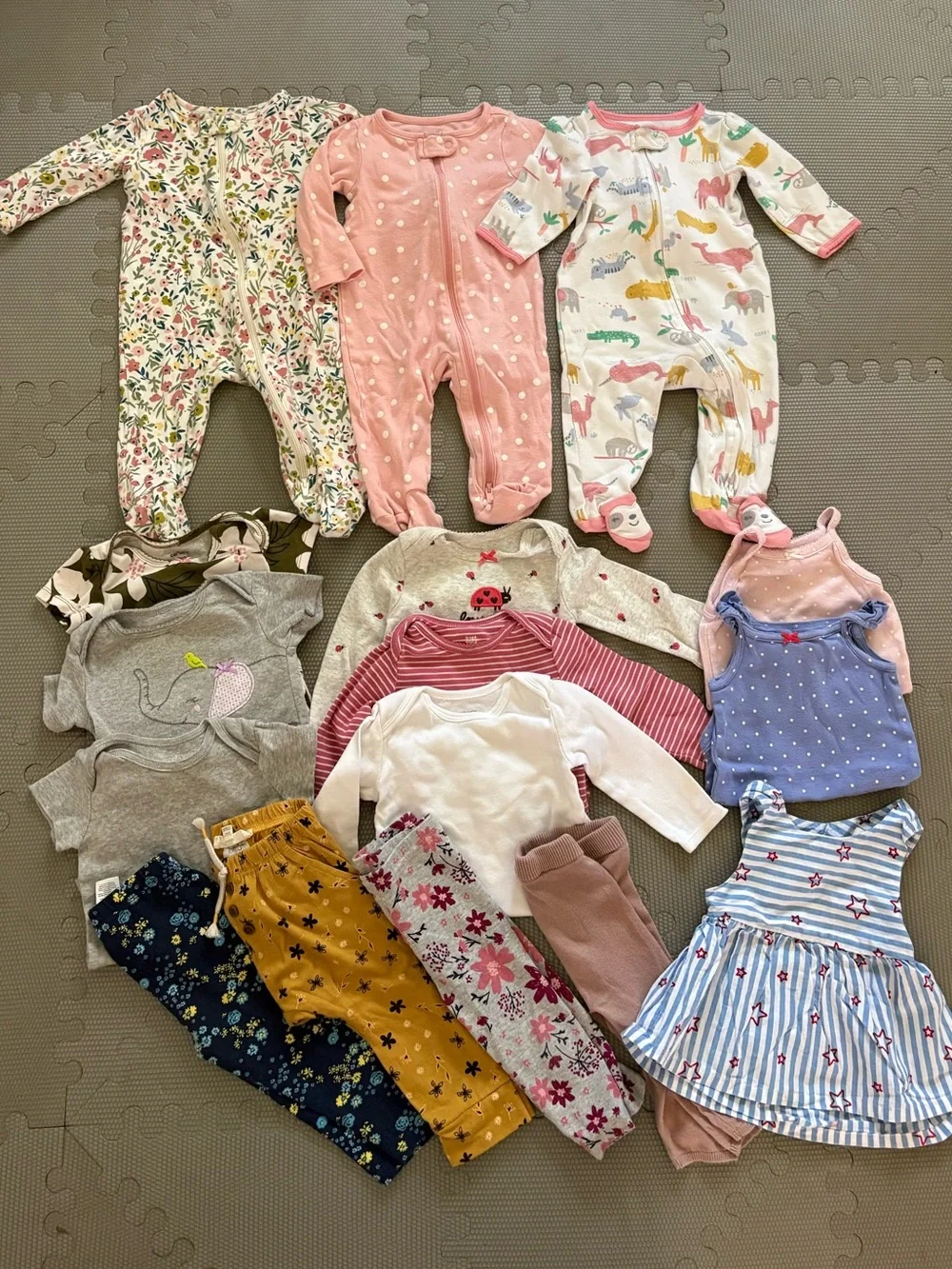 Baby girl adorable bundle